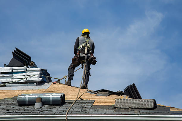 Professional Flat Roof Repair technician working in Manteno, IL